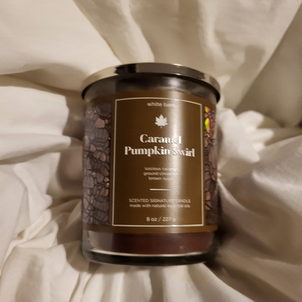 BBW Candle Carmel Pumpkin Swirl 1 wick